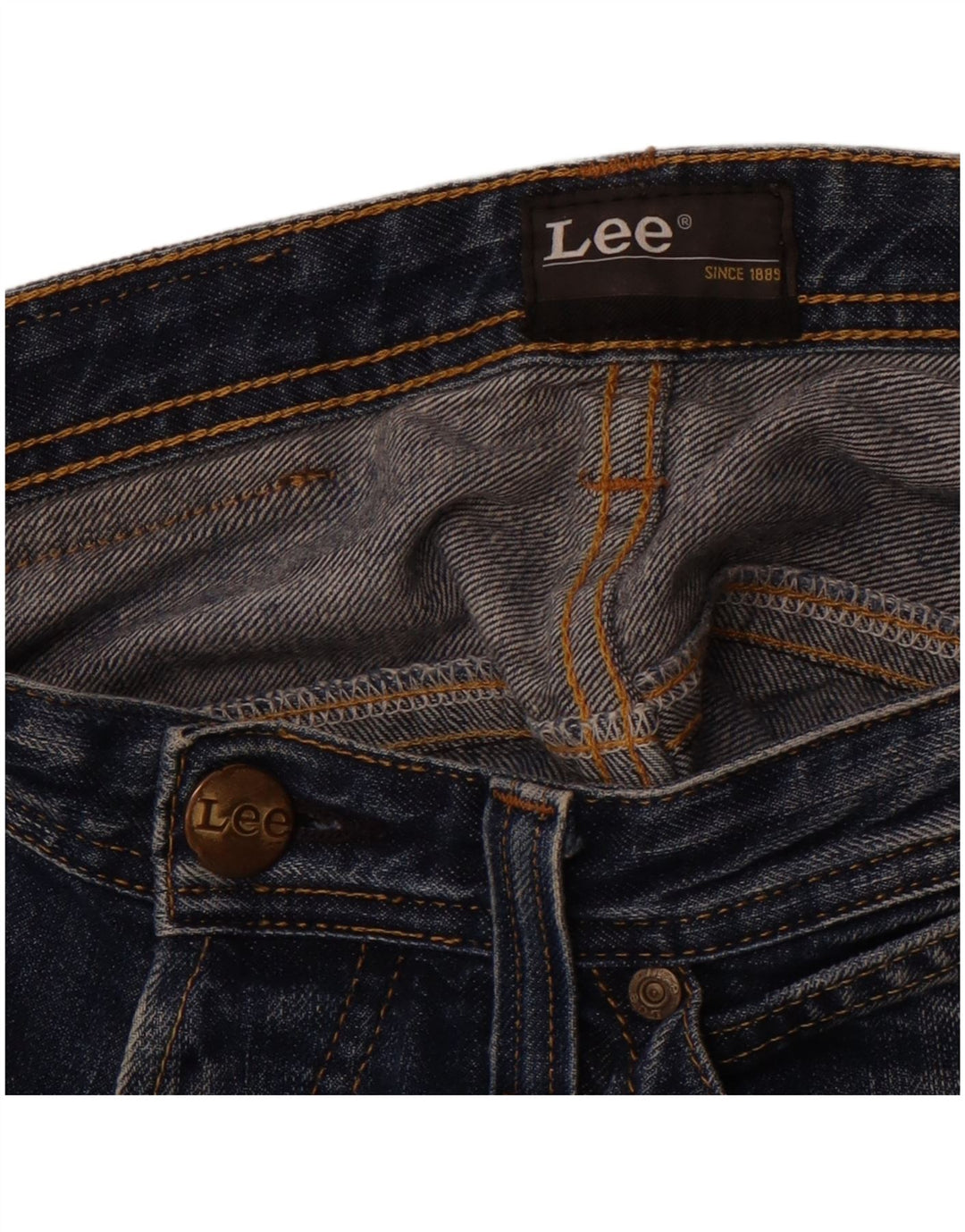LEE Denim Shorts til mænd W34 Large Blue