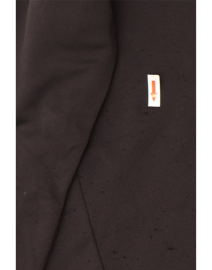 Under Armour Herre Zip Neck Sweatshirt Jumper Medium Sort Polyester