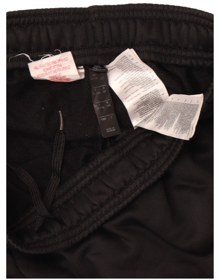 Adidas Drenge Træningsdragt Bukser Joggers 12-13 År Sort Polyester