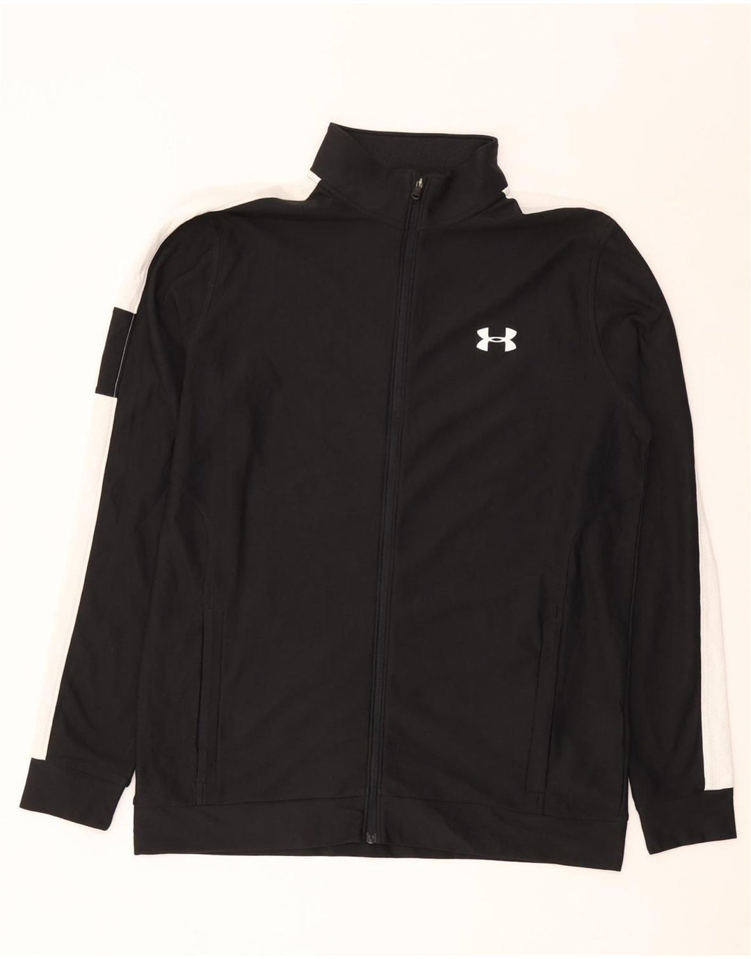 UNDER ARMOUR Træningsdragt til mænd Topjakke Medium Sort Colourblock