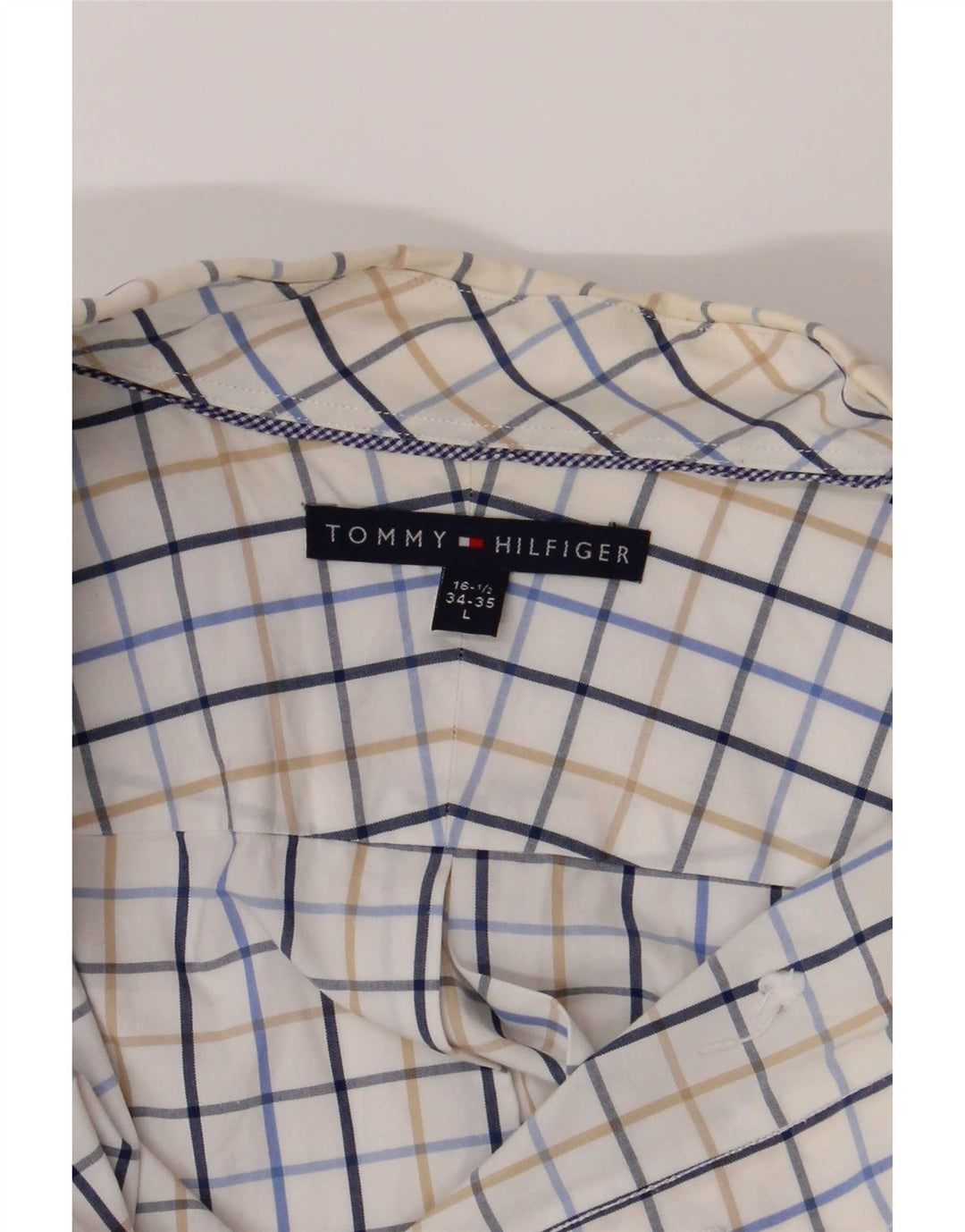 Tommy Hilfiger Herreskjorte str. 16 1/2 Stor flerfarvet tern