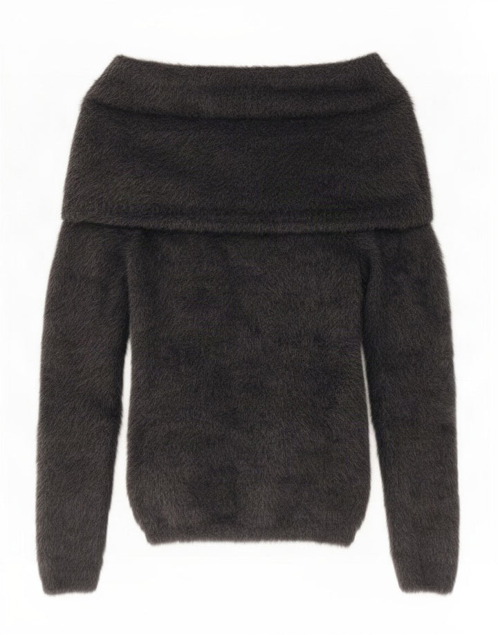 Guess Dame Rullehals Sweater UK 10 Lille Grå Polyamid
