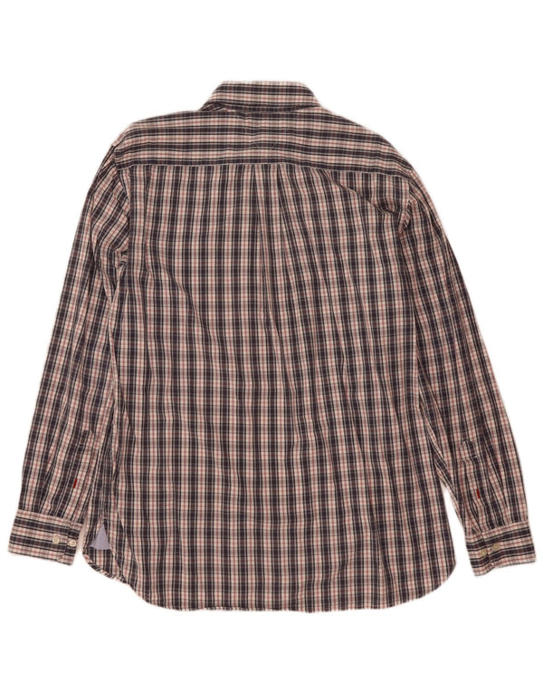 Tommy Hilfiger Herreskjorte Stor marineblå ternet