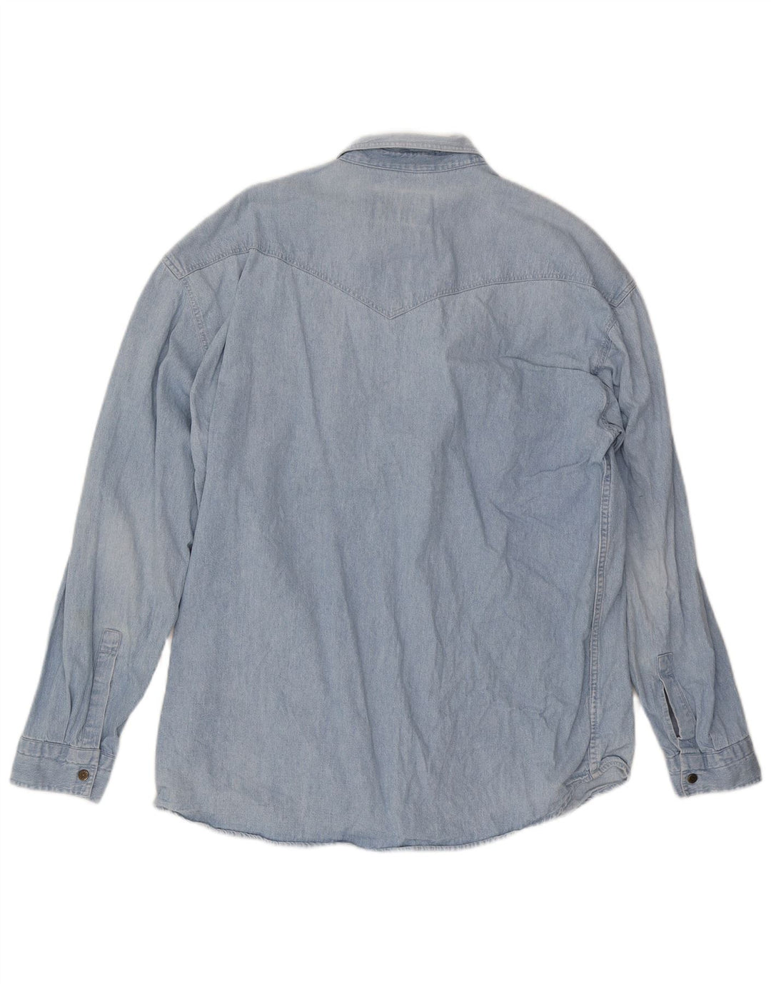 WAMPUM Denimskjorte til mænd XL Blå