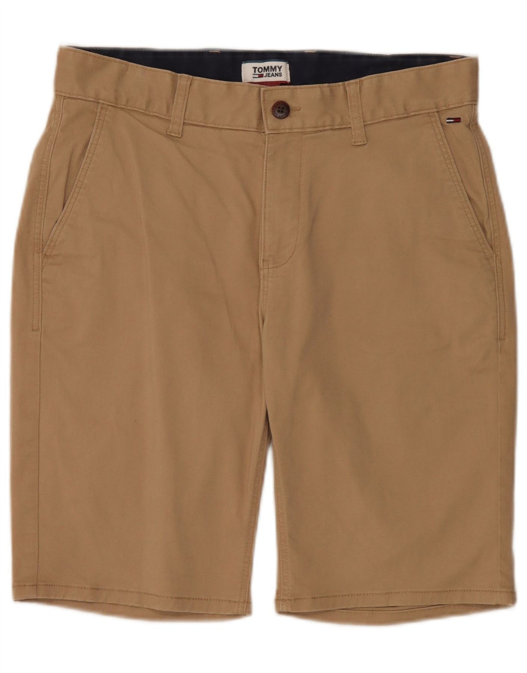 Tommy Hilfiger Herre Chino Shorts W32 Medium Beige Bomuld