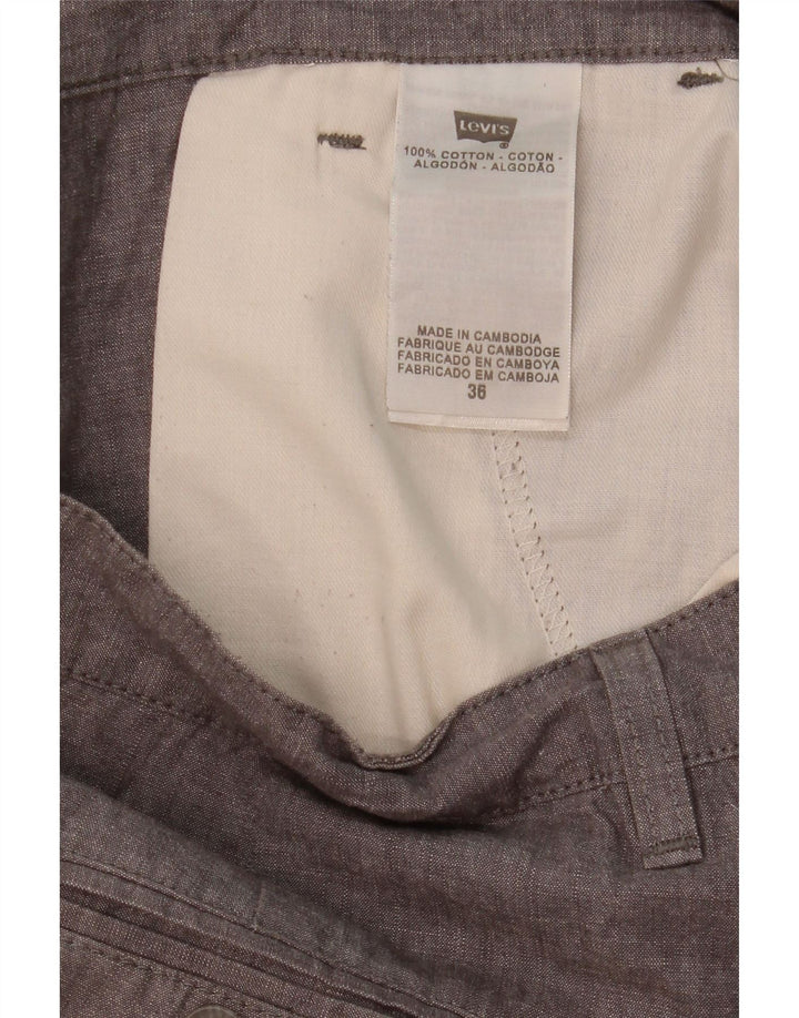 Levi's Chino Shorts til mænd W36 Large Grå Bomuld