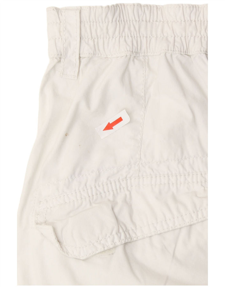 Nike Boys Cargo Shorts 12-13 år Large W28 Off White Bomuld