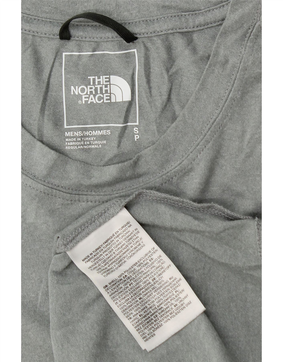 The North Face Herre T-Shirt Top Lille Grå Polyester