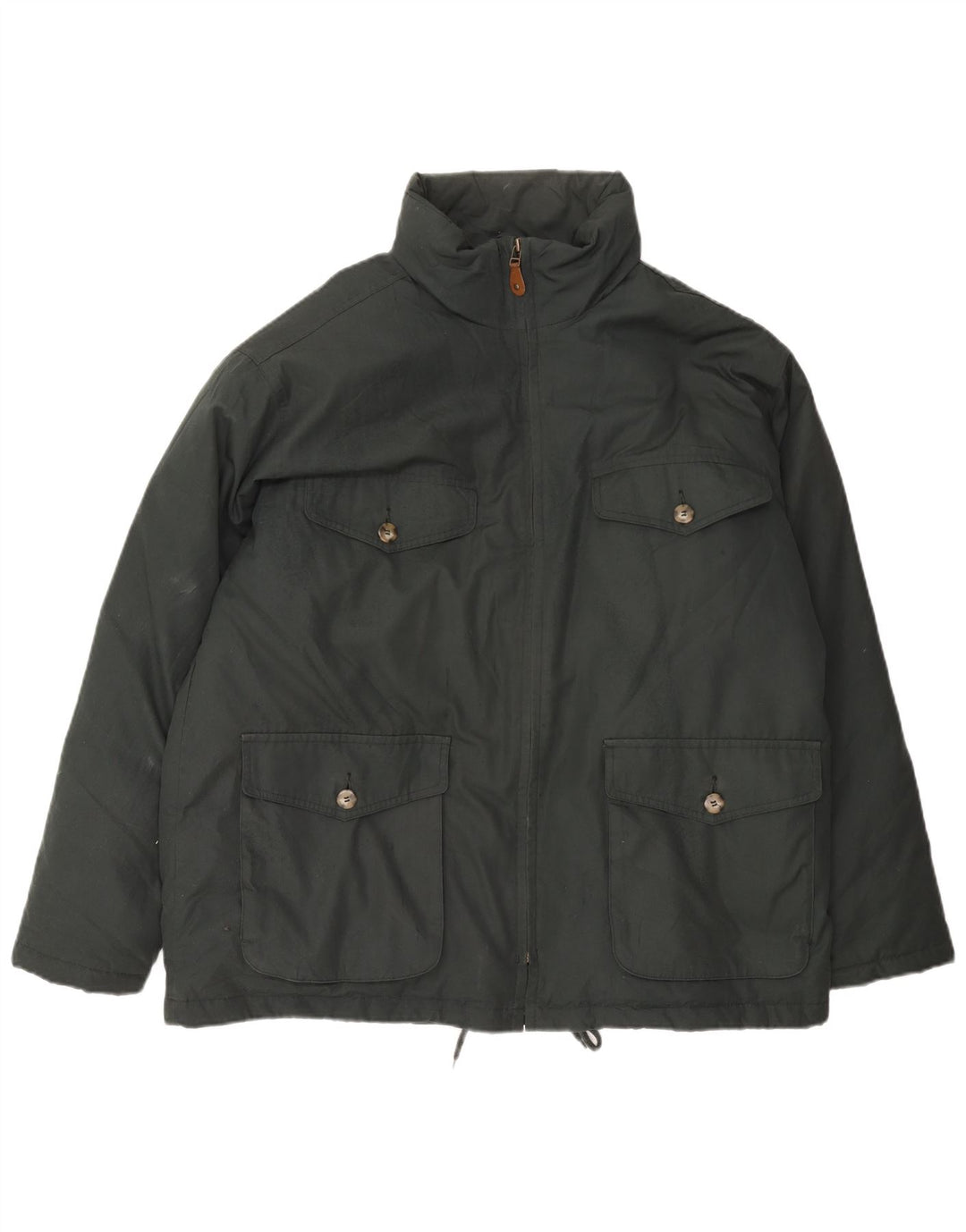 Eddie Bauer Herre polstret jakke UK 42 XL Grøn Polyester