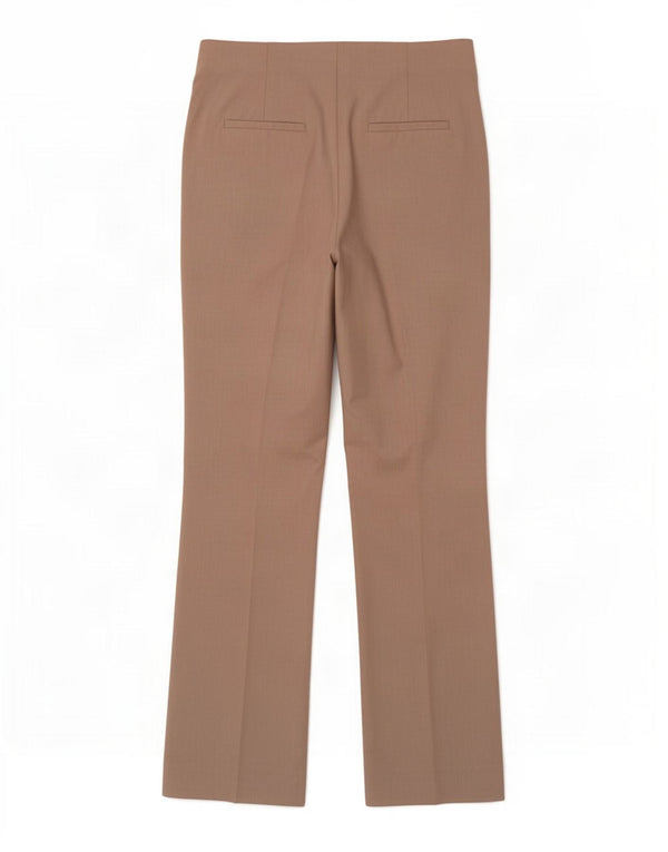 Zara Dame Bootcut Casual Bukser EU 40 Medium W30 L31 Beige