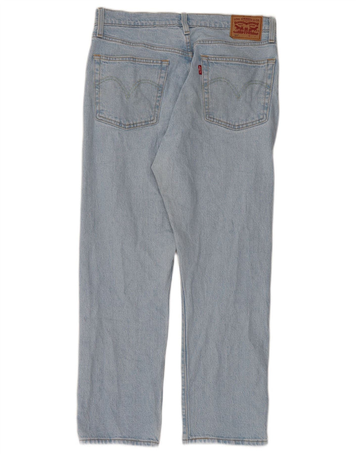Levi's Herre 501 Straight Jeans W30 L26 Blå Bomuld