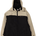 CHAMPION Herre Hættevindjakke UK 40 Stor Sort Colourblock