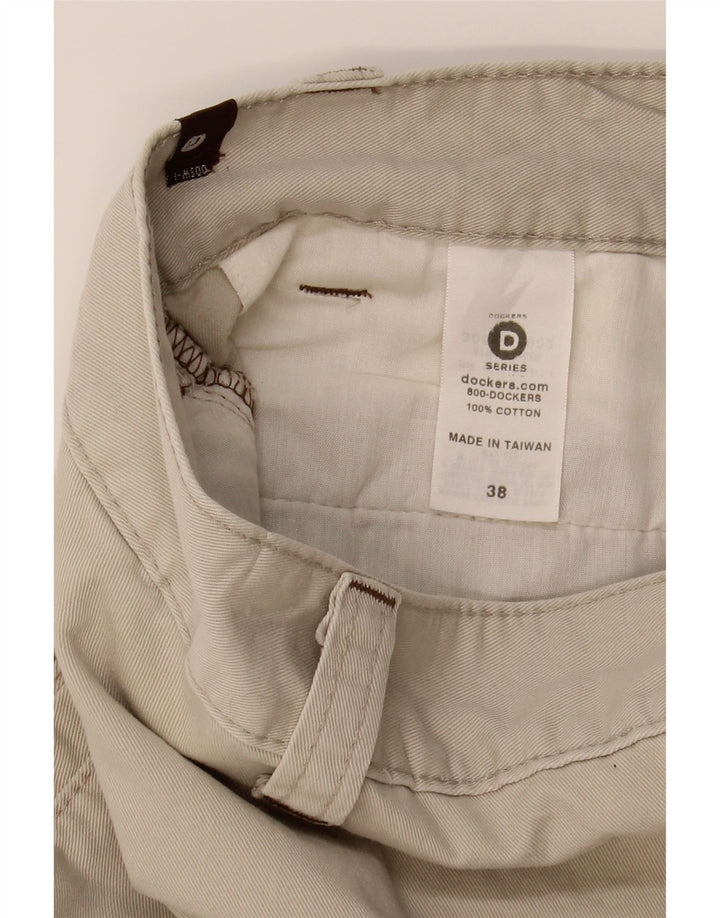 DOCKERS Mens Chino Shorts W38 XL Beige Cotton Vintage Dockers and Second-Hand Dockers from Messina Hembry 