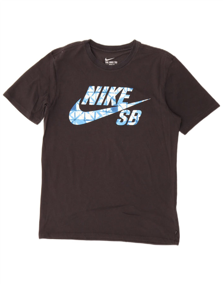 Nike Herre Athletic Cut Grafisk T-Shirt Top Medium Sort