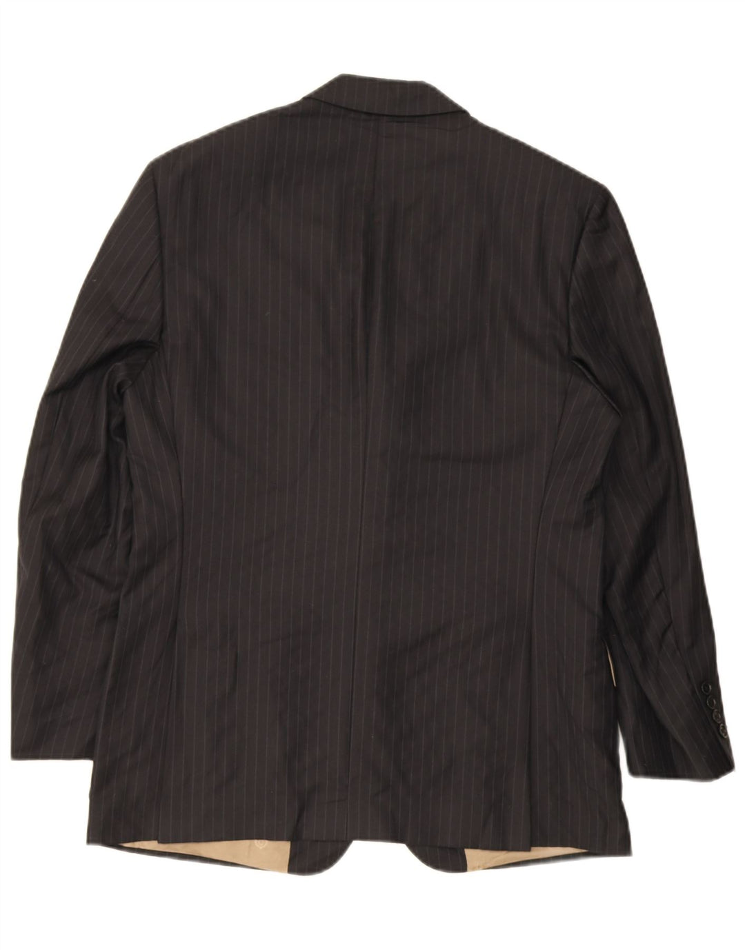 Marks & Spencer Herre 3-knaps blazerjakke UK 38 Medium Black Pinstripe