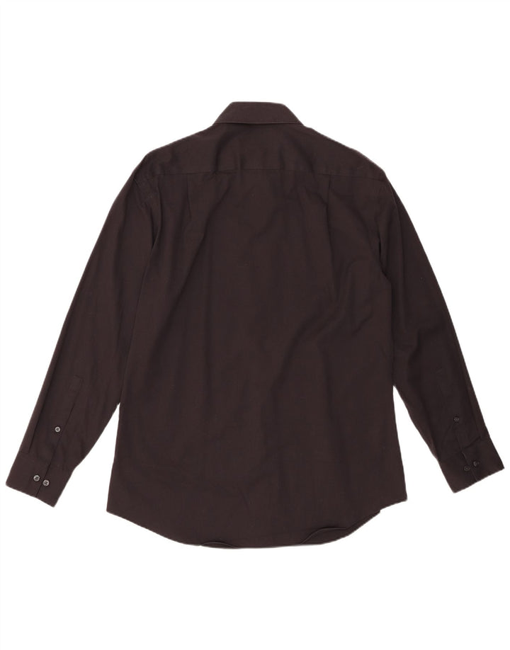 CALVIN KLEIN Herre Extra Slim Fit skjorte str. 16 Large Sort