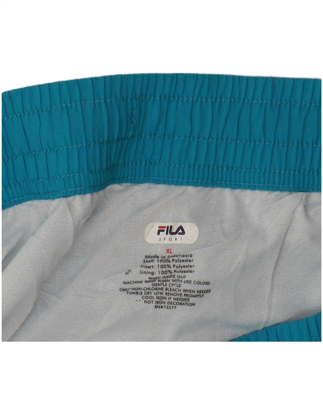 Fila sportsshorts til kvinder UK 18 XL blå polyester