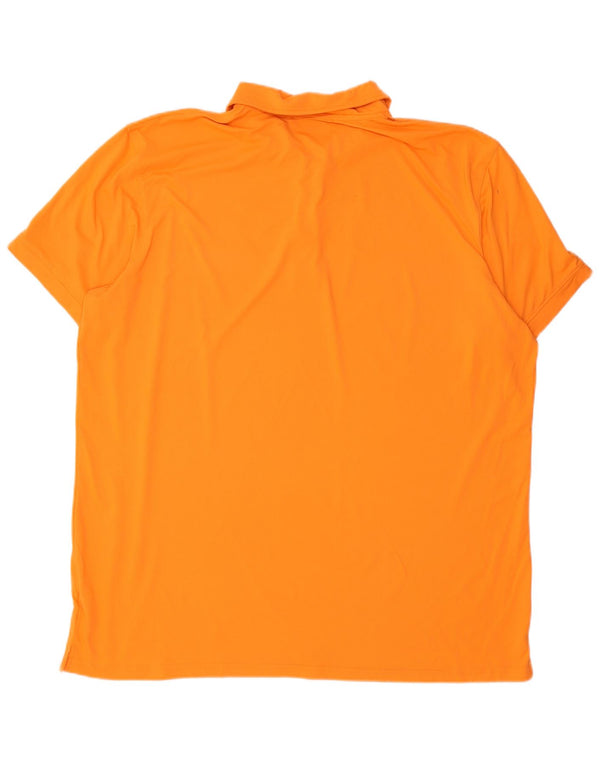 Slam herre poloskjorte 4XL orange polyamid