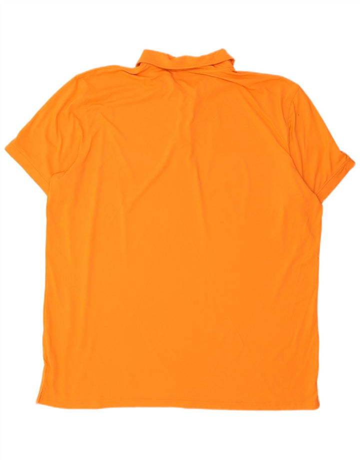 Slam herre poloskjorte 4XL orange polyamid