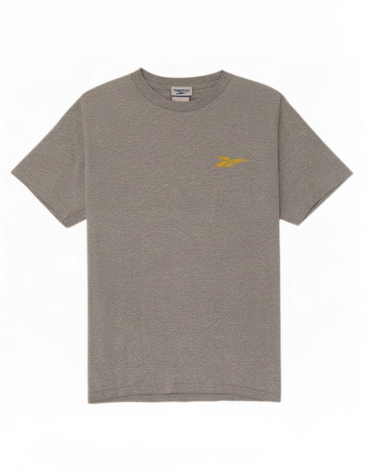 Reebok Herre Grafisk T-Shirt Top Lille Grå