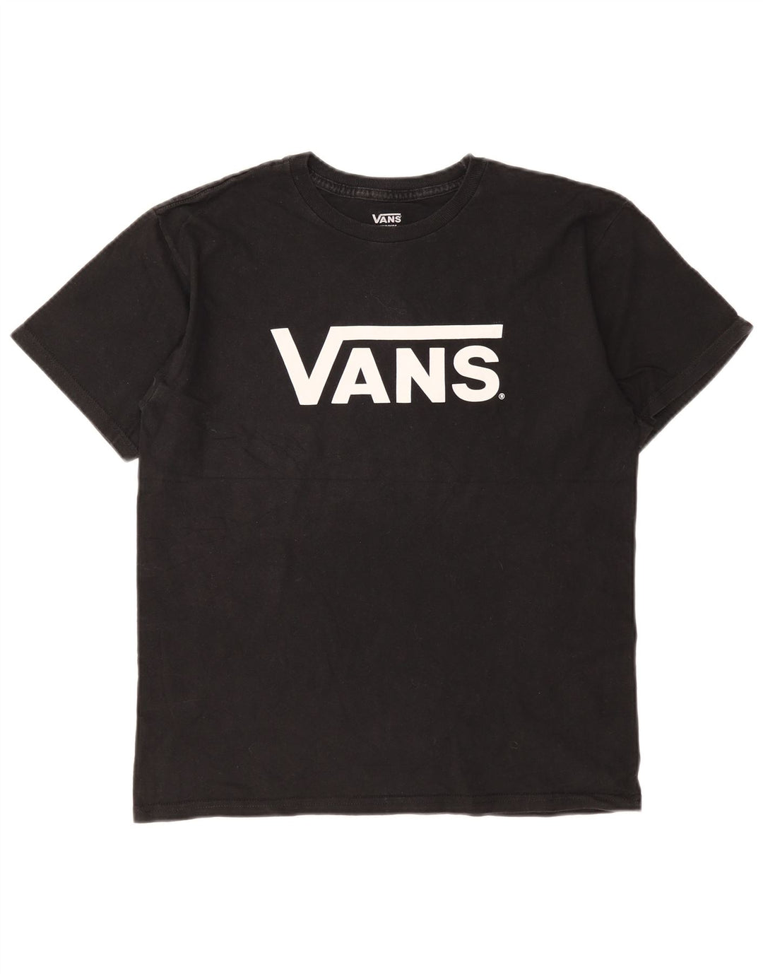 Vans Herre Grafisk T-Shirt Top Medium Sort Bomuld