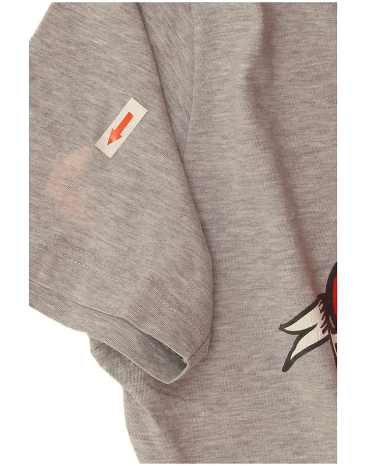 MC2 SAINT BARTH Herre grafisk T-shirt top lille grå bomuld