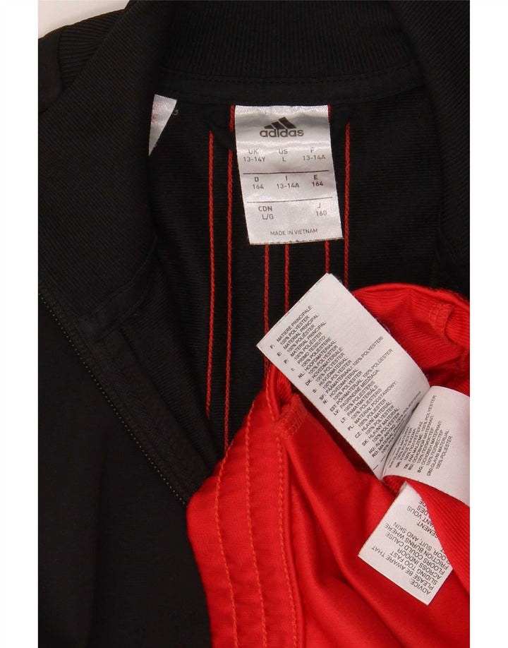 Adidas Træningsdragt Topjakke til drenge 13-14 år Rød Colourblock Polyester