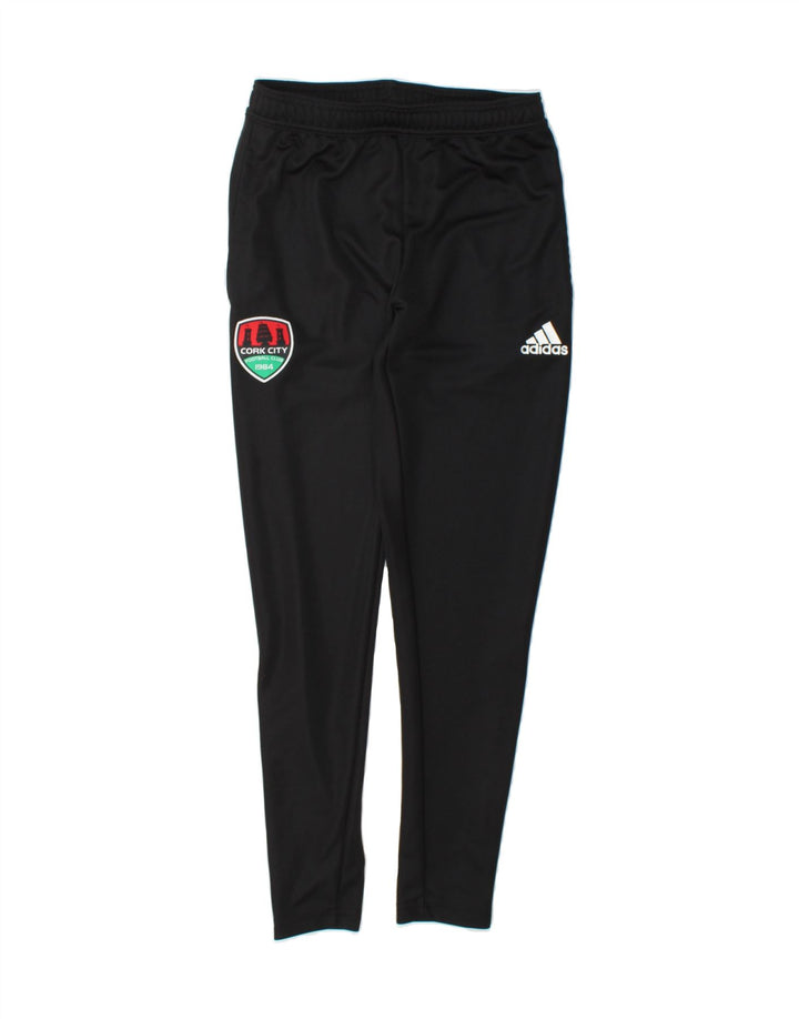 ADIDAS Womens Tracksuit Trousers UK 8 Small  Black Polyester Vintage Adidas and Second-Hand Adidas from Messina Hembry 