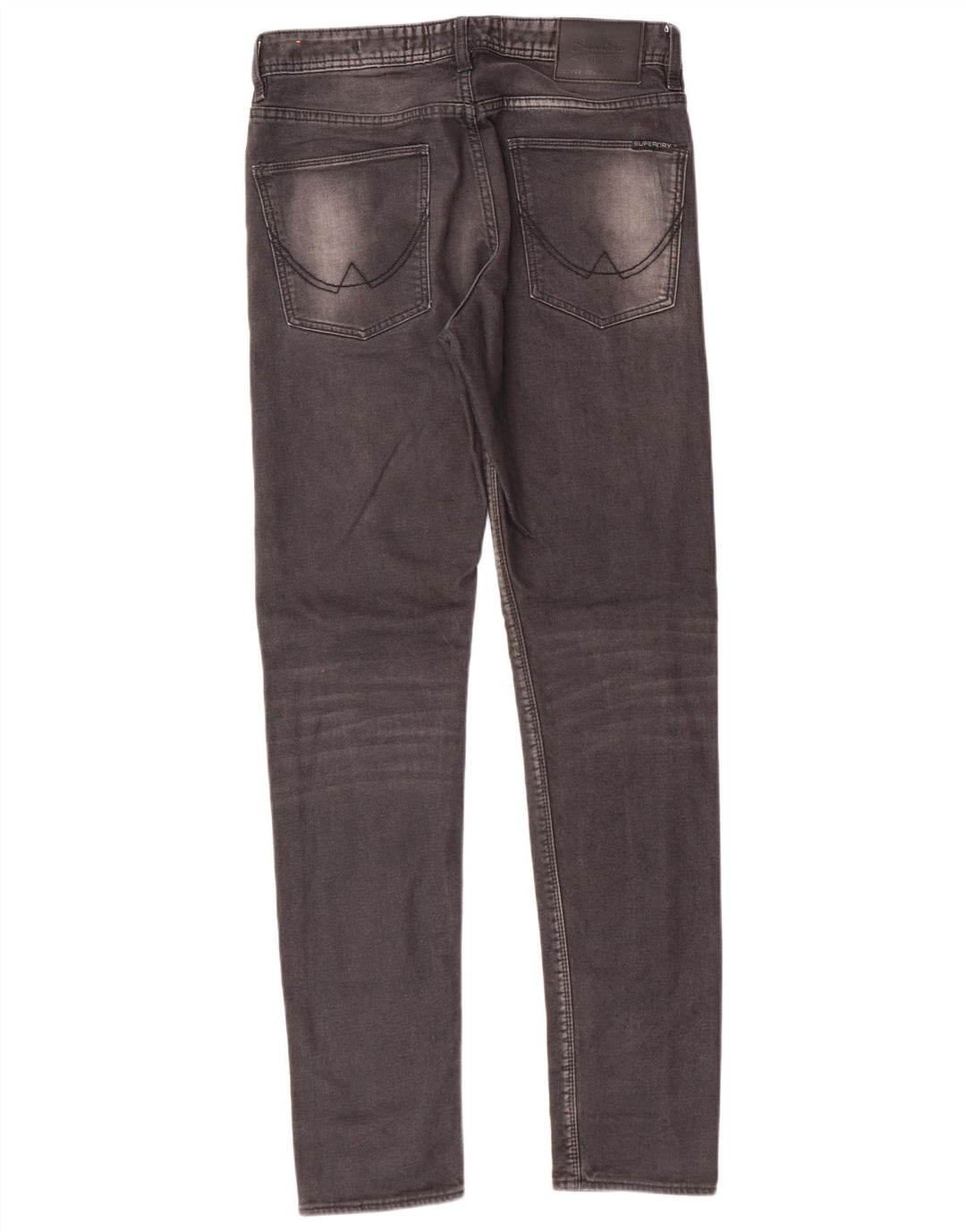 SUPERDRY Herre Slim Tapered Jeans W30 L32 Grå Bomuld