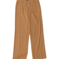 OASIS Womens Straight Chino Trousers UK 8 Small W34 L31  Brown Polyester Vintage Oasis and Second-Hand Oasis from Messina Hembry 