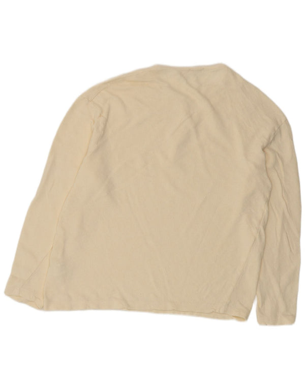 Zara Damebluse Top UK 18 XL Off White Bomuld