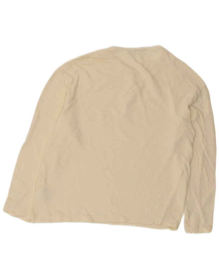 Zara Damebluse Top UK 18 XL Off White Bomuld
