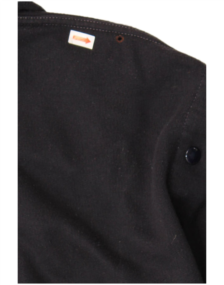 Malagrida Dame Strik Bomber Jacket UK 36 Small Navy Blue Wool Nautical