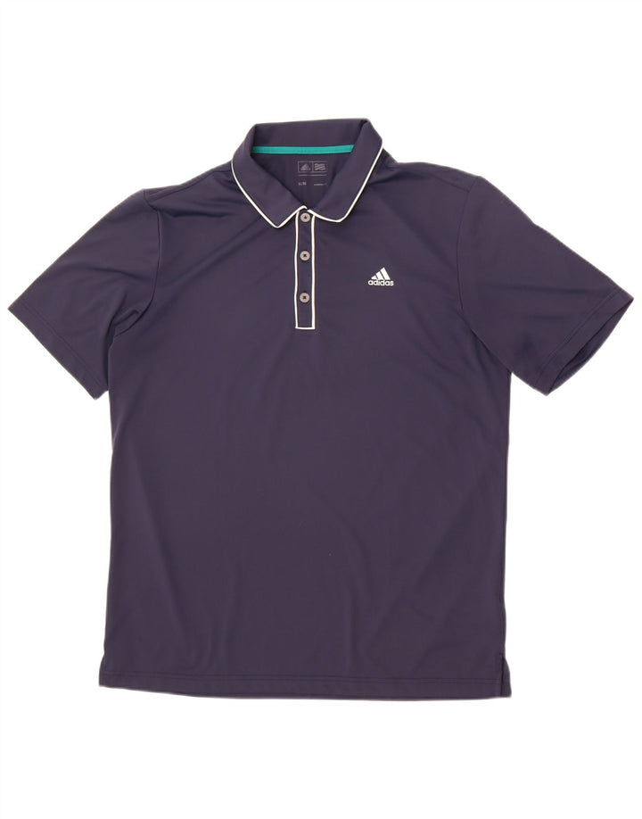 Adidas Poloshirt til mænd Medium Navyblå polyester