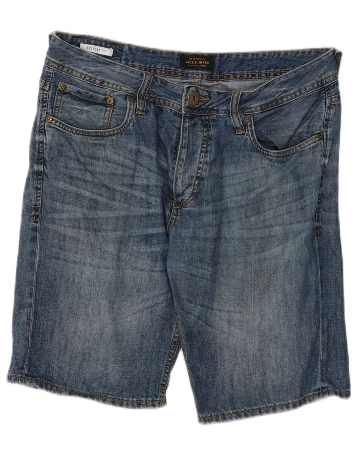 Jack & Jones Herre Regular Fit denimshorts Medium W32 Blå Bomuld