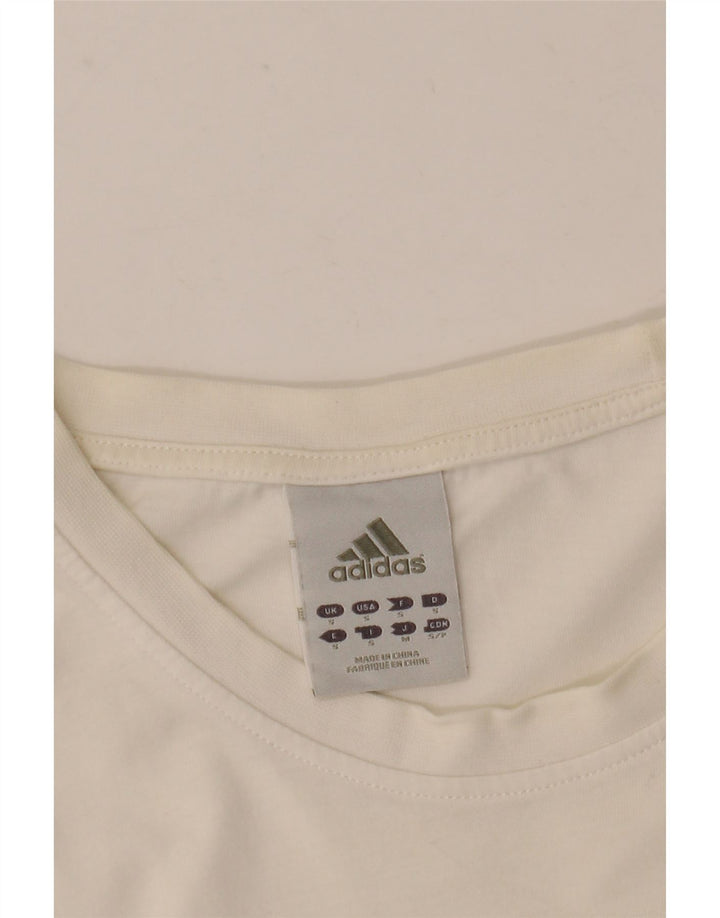 Adidas Grafisk T-shirt top til mænd, lille hvid