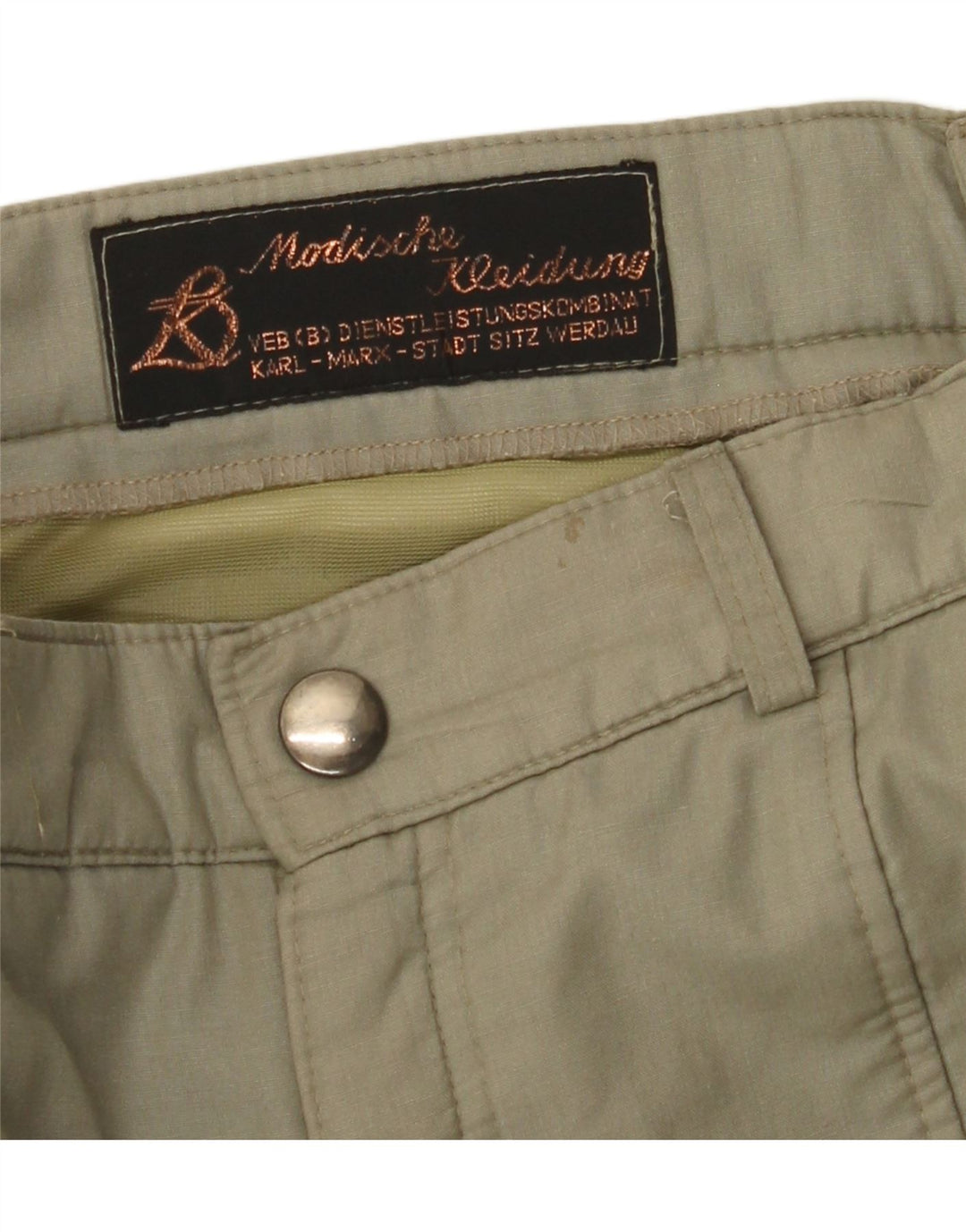 VINTAGE Straight Cargo bukser til mænd W32 L29 Khaki