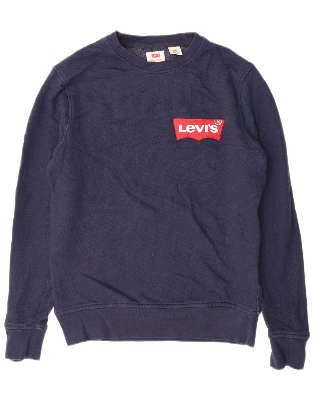 LEVI'S Grafisk sweatshirt til mænd, lille marineblå bomuld