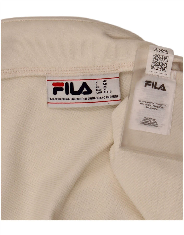 Fila Dame Mini-nederdel XL W36 Off White Polyester