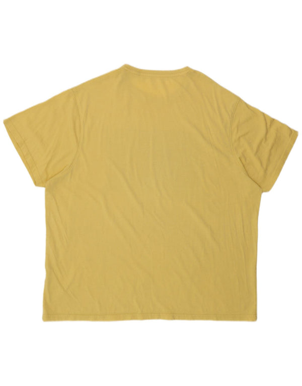 Mountain Warehouse Herre grafisk T-shirt top 3XL gul bomuld