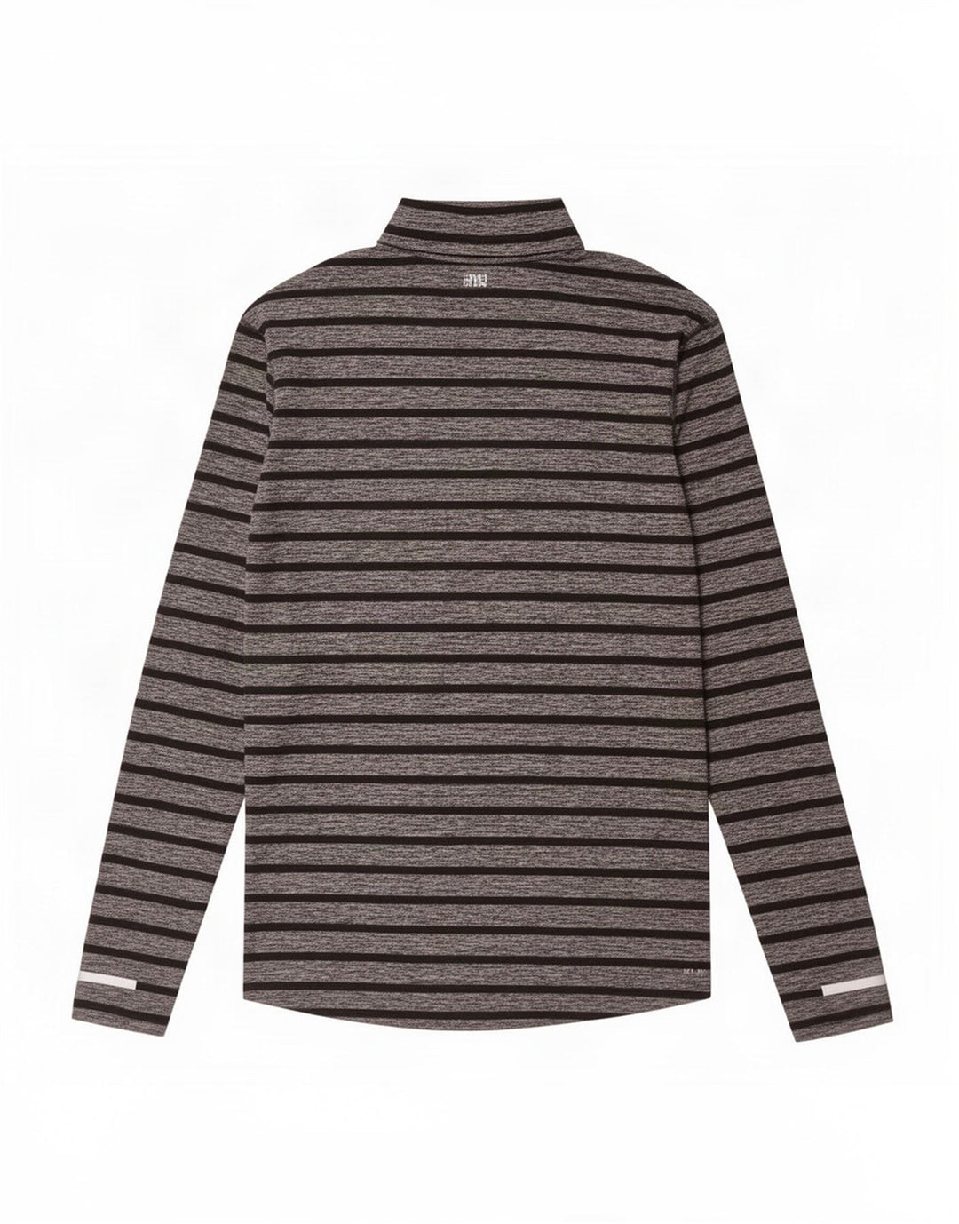 Nike Herre Dri Fit Pullover med lynlås-hals Træningsdragt Top Stor Gråstribet