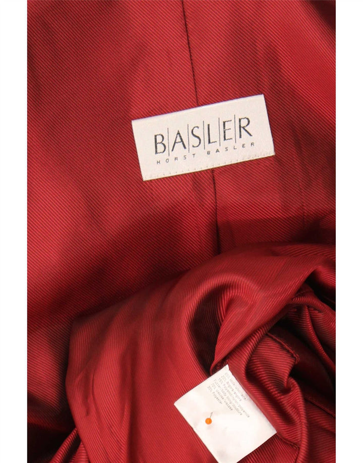 Basler Dame Overfrakke UK 12 Medium Rød Uld