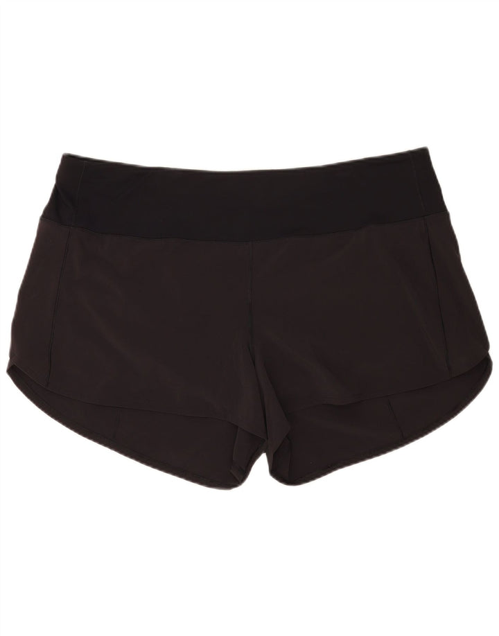 Lululemon sportsshorts til kvinder US 18 2XL sort polyester