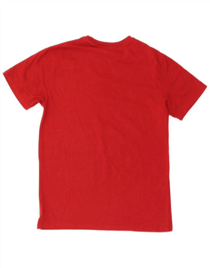 Under Armour Herre Heat Gear T-Shirt Top Medium Rød Bomuld