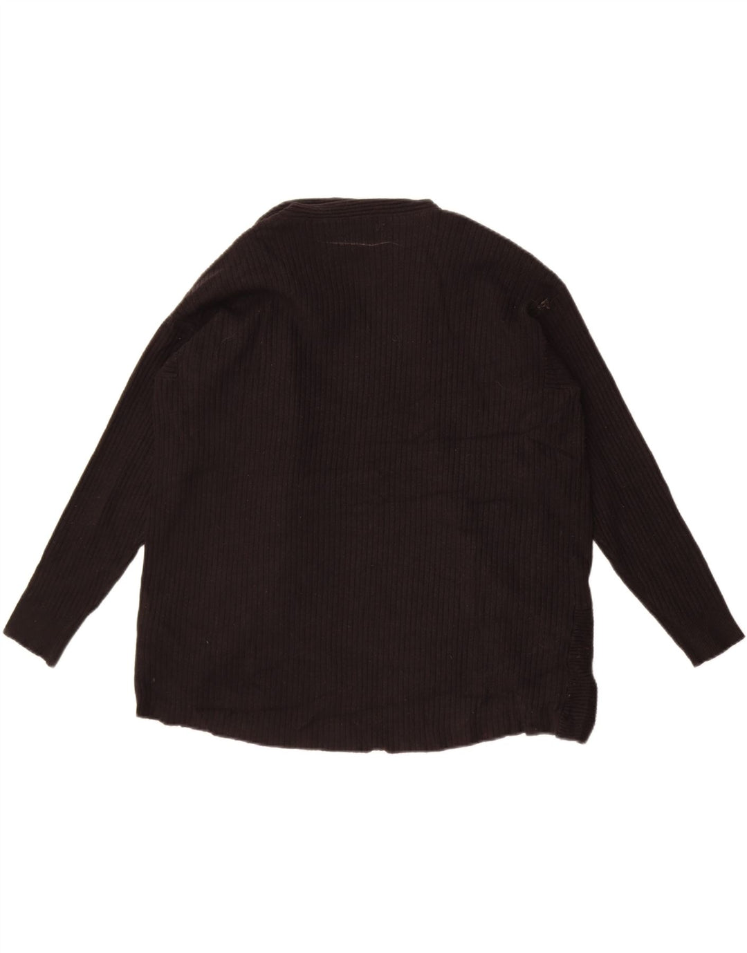 Marks & Spencer Dame Per Una Åben Cardigan Sweater UK 16 Large Black