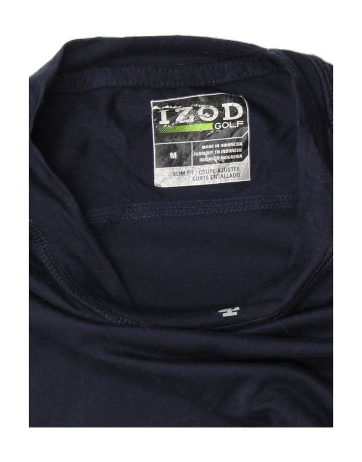 IZOD Mens Top Long Sleeve Medium Navy Blue Vintage Izod and Second-Hand Izod from Messina Hembry 