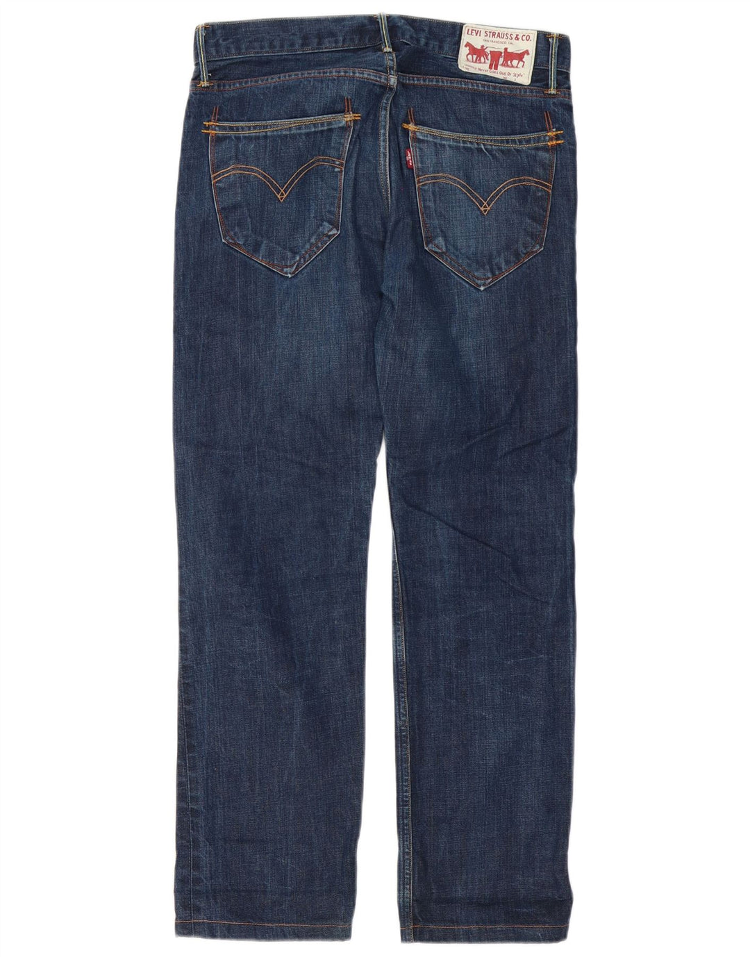 LEVI'S Straight jeans til mænd W29 L29 blå bomuld