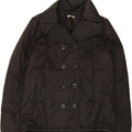 LACOSTE Womens Padded Jacket UK 14 Large Black Polyester Vintage Lacoste and Second-Hand Lacoste from Messina Hembry 