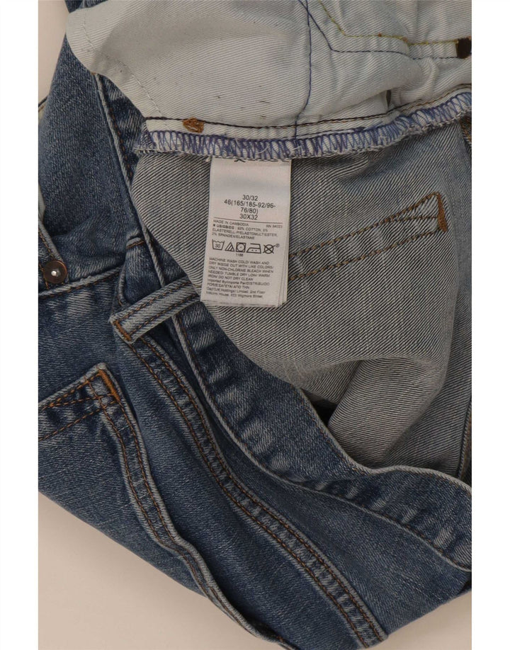 Gap Herre Tapered Jeans W30 L32 Blå Bomuld