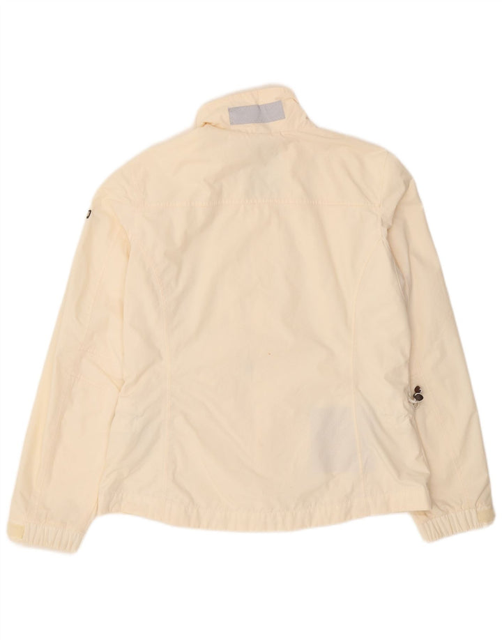 Napapijri Dame Regnjakke UK 18 XL Off White Polyamid